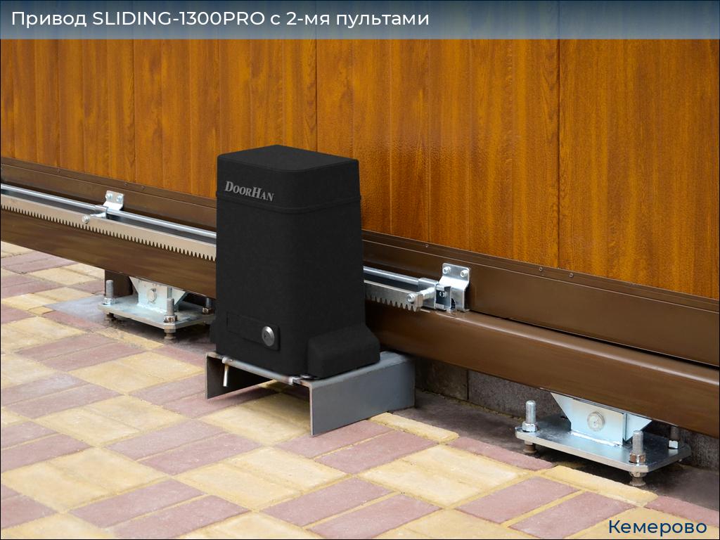 Привод SLIDING-1300PRO c 2-мя пультами, www.kemerovo.doorhan.ru