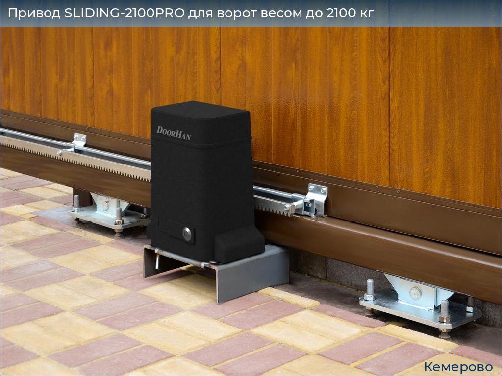 Привод SLIDING-2100PRO для ворот весом до 2100 кг, www.kemerovo.doorhan.ru