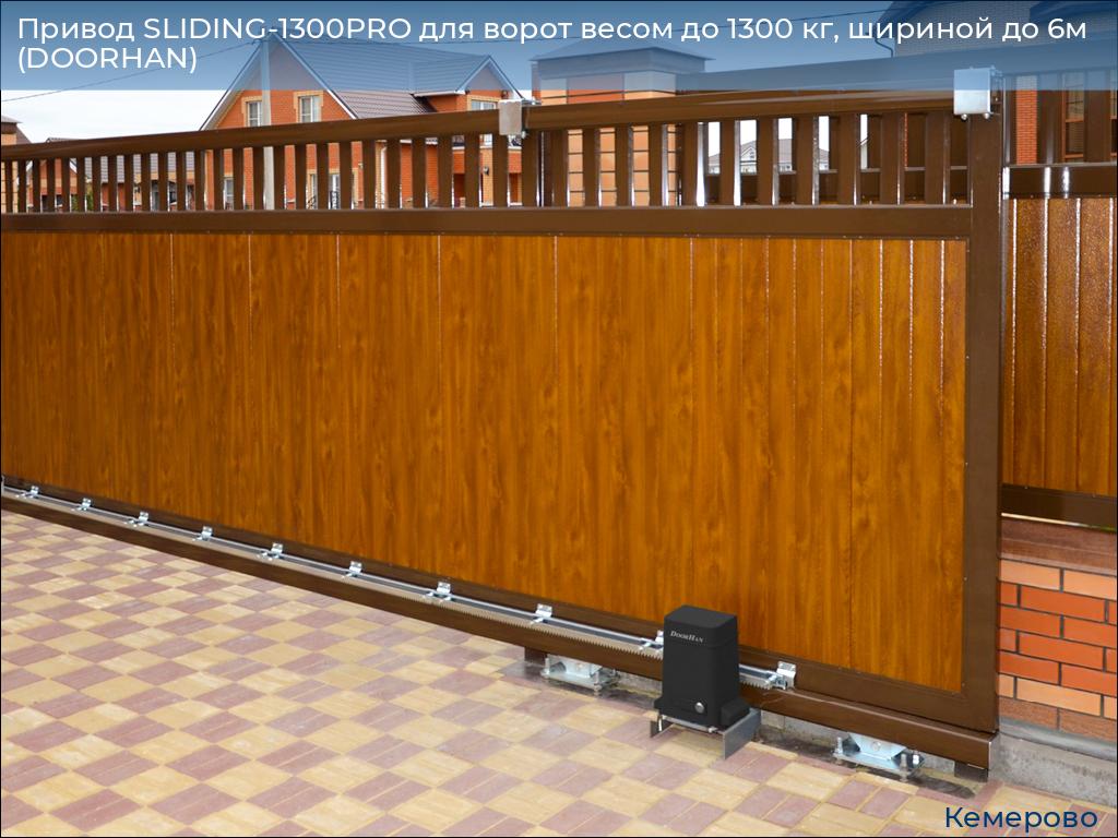 Привод SLIDING-1300PRO для ворот весом до 1300 кг, шириной до 6м (DOORHAN), www.kemerovo.doorhan.ru