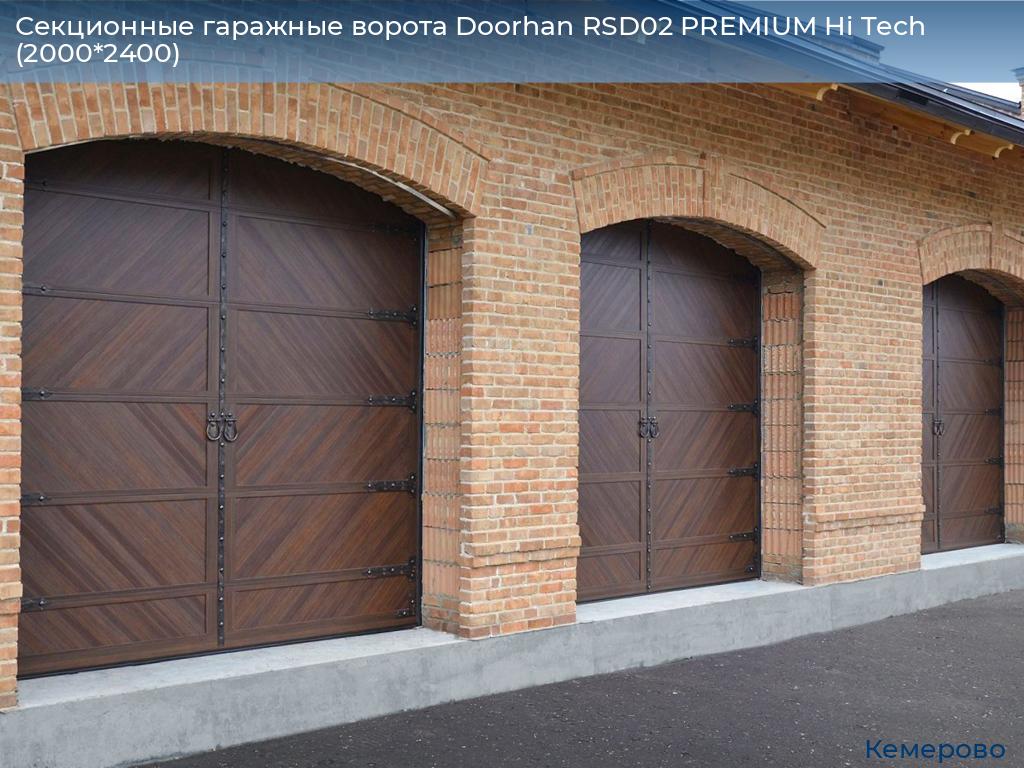Секционные гаражные ворота Doorhan RSD02 PREMIUM Hi Tech (2000*2400), www.kemerovo.doorhan.ru