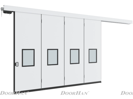 Промышленные откатные ворота без нижней направляющей серии isg, www.kemerovo.doorhan.ru