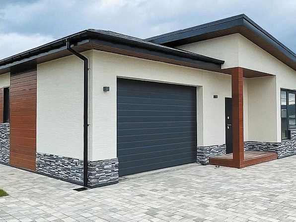 Секционные ворота 3600х2150 мм антрацитовые DoorHan RSD02, www.kemerovo.doorhan.ru